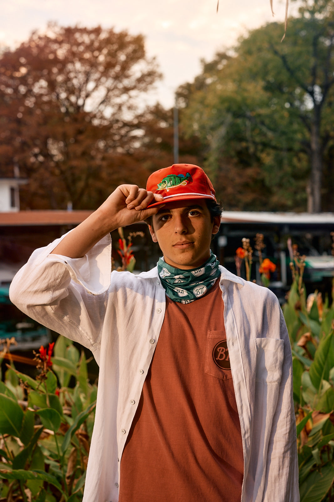 Peacock Sea Bass Red/White