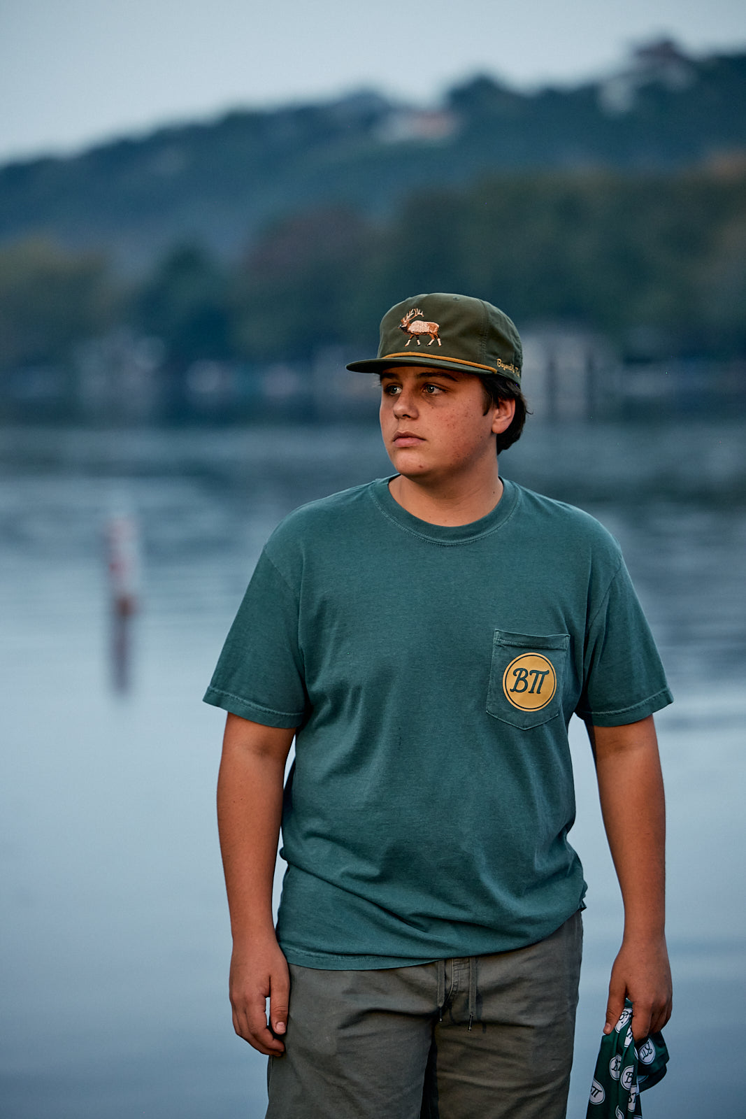 Elk Loden Green/Amber Gold